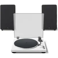 Kanto Audio Kanto OBI3 Turntable with AVCOM Active Speakers Matte White