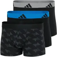 Adidas Underwear Active Flex Cotton Boxers 3 Units Noir XL Homme