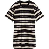 Marc O'Polo Chemise de nuit ' Mix N Match ' crème / brun foncé / noir