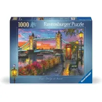 Ravensburger Tower Bridge At Sunset (12000041) Puzzle 1000 Pieces Multicolore Enfants