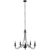 Toolight Lampe Suspendue APP647-5CP Black