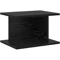 vidaXL Table de chevet Chêne noir 40 x 30 x 25 cm Bois d'ingénierie