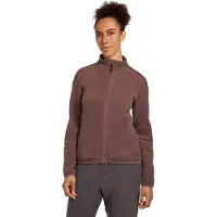Icebreaker Merino Blend 800 Realfleece Classic Pile Full Zip Sweatshirt Marron XL Femme
