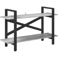 vidaXL Étagère Gris Sonoma 100 x 33,5 x 64 cm Bois d'ingénierie