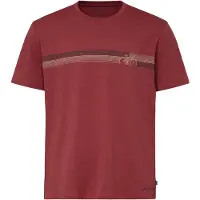 Vaude Bike Cyclist V Short Sleeve T-shirt Rouge M / Regular Homme