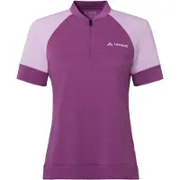 Vaude Altissimo Q-zip Short Sleeve Jersey Violet 38 / Regular Femme