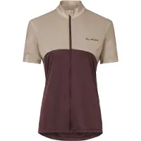 Vaude Bike Matera Fz Tricot Short Sleeve Jersey Violet 40 / Regular Femme