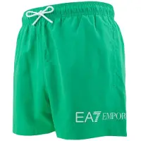 Emporio Armani pour homme. 7M002000_AF13049 blouse mi-longue avec logo ASV vert (L), Beachwear, Polyester