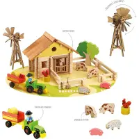 Jeujura 8041, Kit de construction, 5 ans(a), Bois, 1.83 kg