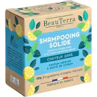 Ginza.se shampooing solide Menthe solide jaune citron 75 g