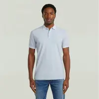 G-Star Dunda Overdyed Short Sleeve Polo Bleu L Homme