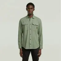 G-Star Marine Slim Long Sleeve Shirt Vert M Homme