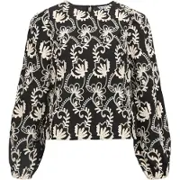 Object Mya Re Long Sleeve Blouse Noir 40 Femme