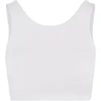 Urban Classics Low Back Sports Bra Blanc L Femme