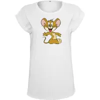 Mc Clothes T-shirt 'Tom & Jerry Mouse' blanc