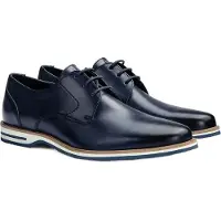 Lloyd Alton Jerry : chaussures élégantes à lacets, couleur bleu, style décontracté