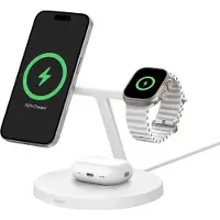 Belkin Boostcharge Pro Wireless Charger Argenté