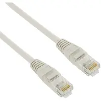 4World Patch cord RJ45, molded jacket, cat.5e UTP, 0.5 m, gray (06559) (UTP, CAT5e, 0.50 m)