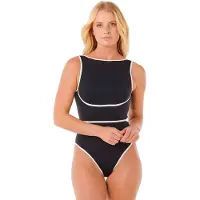 Rip Curl Mirage Fusion High Neck Swimsuit Noir S Femme