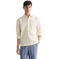 Scotch & Soda 182217 Relaxed Fit Long Sleeve Shirt Jaune 2XL Homme