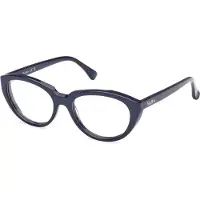 Max Mara Lunettes de vue - - MM5113 - Acétate Shiny Blue - Taille 53/17/140 - Femme