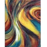 Tapis.fr Tapis Horizon multicolore 200x290 cm