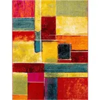 Tapis.fr Tapis Horizon multicolore 200x290 cm