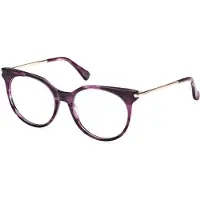 Max mara Lunettes de soleil femme - - MM5107 - Violet - Synthétique - 53/17/145 - Moderne - Transparent - Plastique