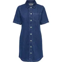 ONLY Robe en jean Femme Dark Blue Denim