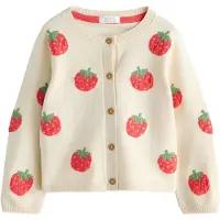 Next Cardigan écru / rouge clair