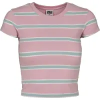 Urban Classics T-shirt opal / rose / blanc