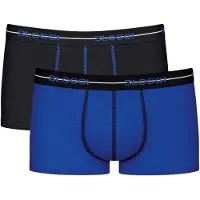 Sloggi Boxers bleu foncé / noir / blanc