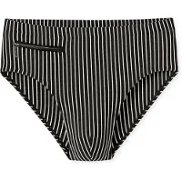 Schiesser Maillot de bain ' Ocean Swim ' noir / blanc