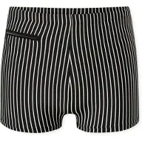 Schiesser Shorts de bain ' Ocean Swim ' noir / blanc
