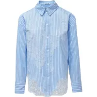 Salsa Jeans Chemisier bleu clair / blanc