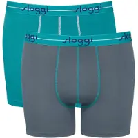 Sloggi Start Short Boxers 2 Units Vert,Bleu 4 Homme