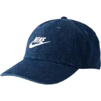 Nike Chapeau 'CLUB' bleu denim / blanc