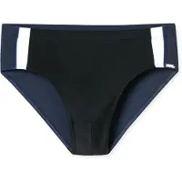 Schiesser Maillot de bain ' Ocean Swim ' bleu foncé / noir