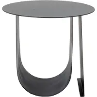 Bloomingville Table d'appoint Cher noir