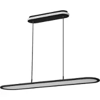 Osram LED Deckenleuchte OFFICE LINE PANEL ELLIPSE 57W 940 Black Dimmbar Neutralweiss 4099854464874 (2700 lm)