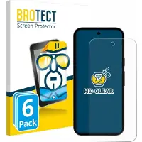 BROTECT Protection Clair (6 pcs, Google Pixel 10a), Téléphone portable : film de protection, Transparent