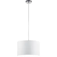 TRIO Suspension HOTEL Abat-jour en tissu blancØ 40cm