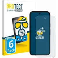 BROTECT Protection Mat (6 pcs, Google Pixel 10a), Téléphone portable : film de protection, Transparent