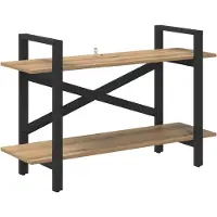 vidaXL Étagère Chêne artisanal 100 x 33,5 x 64 cm Bois d'ingénierie