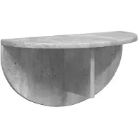 vidaXL Étagère Murale Gris béton 38 x 19 x 19 cm Bois d'ingénierie