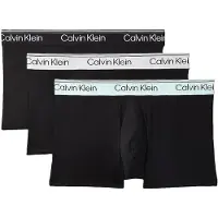 Calvin Klein Lv00nb4409 Trunk Low Rise Boxers 3 Units Noir S Homme