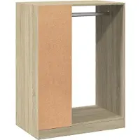 vidaXL Garde-robe chêne sonoma 77x48x102 cm bois d'ingénierie