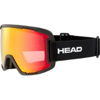 Head - Masque de ski - Contex Red Black en Silicone - Taille S - Noir