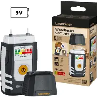 Laserliner Appareil de mesure de l'humidité du bois compact - utilisation de matériaux recyclés pour une