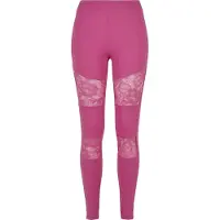Urban Classics Leggings orchidée / blanc